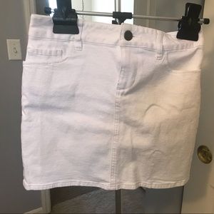 J. Crew White Skirt